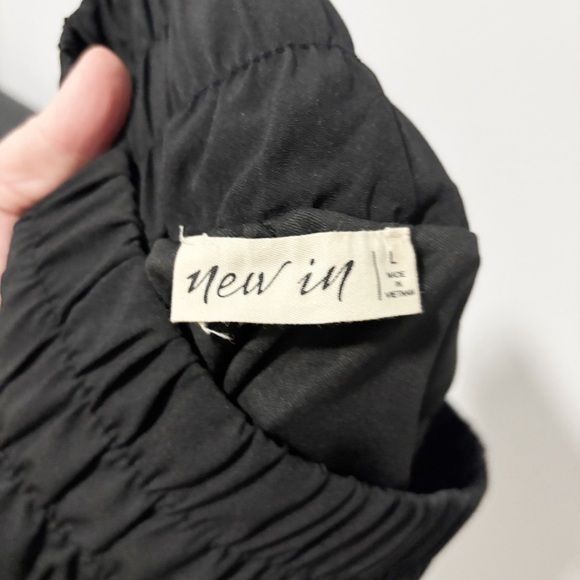 New In Womens Shorts High Waist Black Flowy Athletic Running Size Large - Picture 5 of 7